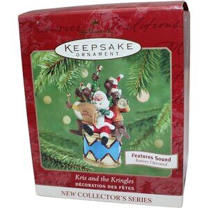 Hallmark Keepsake Ornament 2001 Kris And The Kringles Features Sound